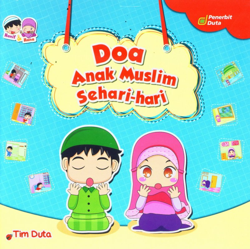 Cover Buku Seri Hanif & Hana: Doa Anak Muslim Sehari-hari