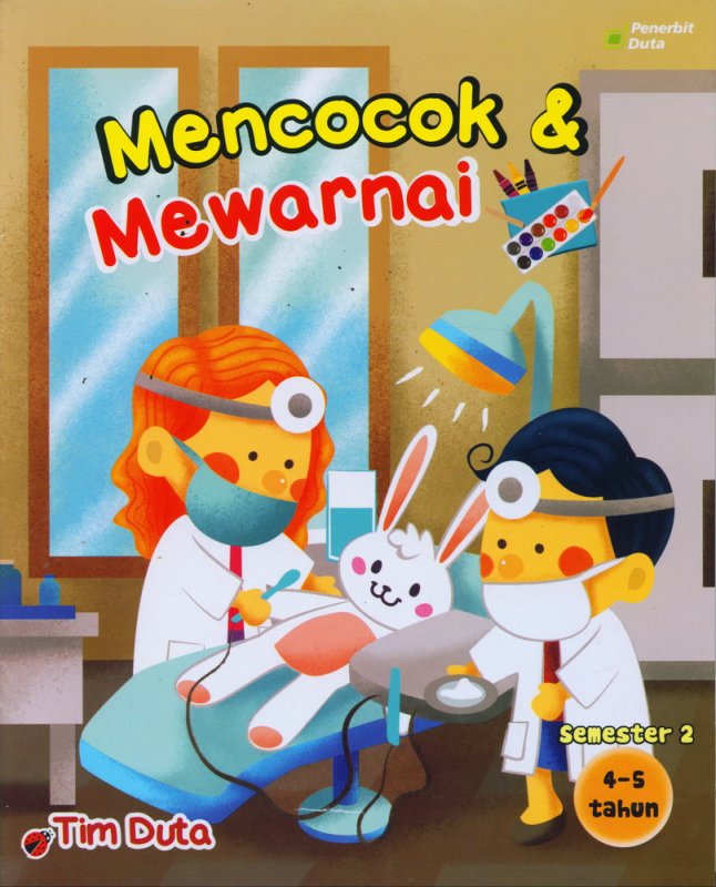 Cover Buku Mencocok & Mewarnai 4-5 Tahun Semester 2