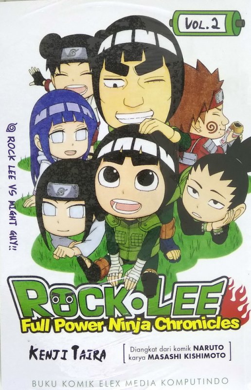 Cover Buku Rock Lee - Full Power Ninja Chronicles 2
