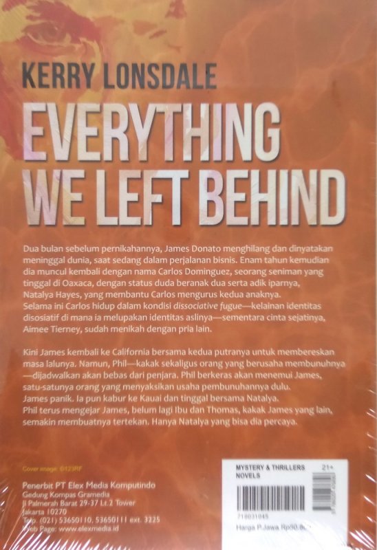 Cover Belakang Buku Everything We Left Behind (Everything #2)