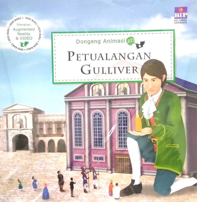 Cover Buku Seri Dongeng Animasi 3D : Petualangan Gulliver