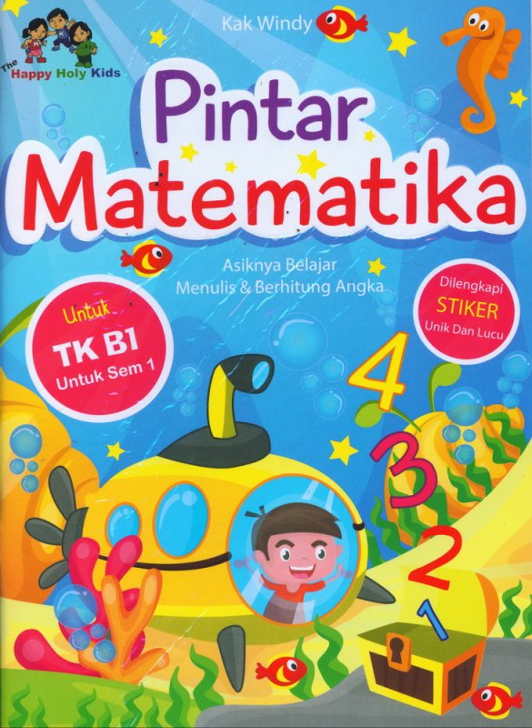 Cover Buku Pintar Matematika untuk TK B1