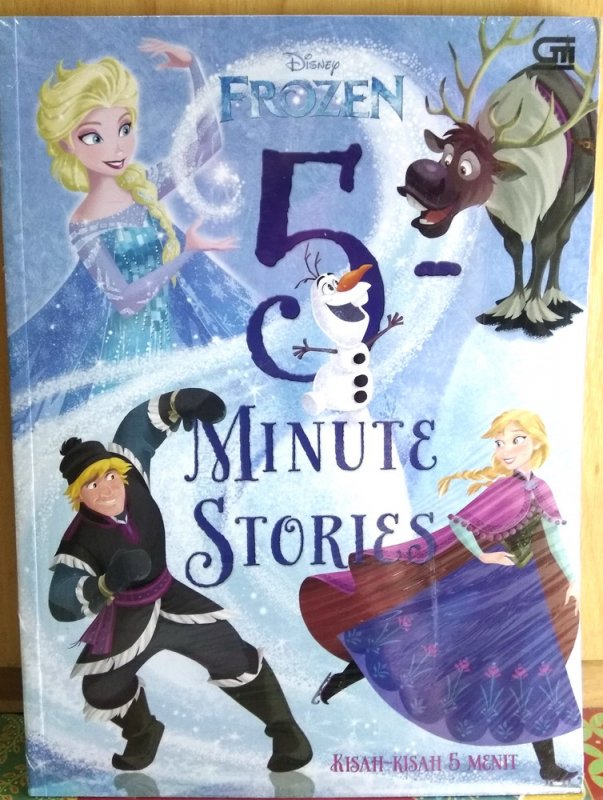 Cover Buku Frozen: 5 Minute Stories - Kisah-Kisah 5 Menit