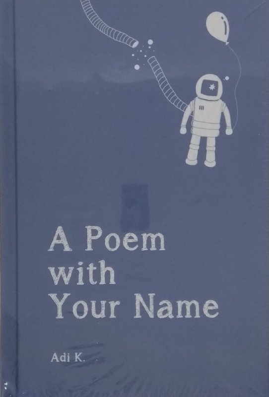 Cover Buku A Poem with Your Name (Hard Cover)