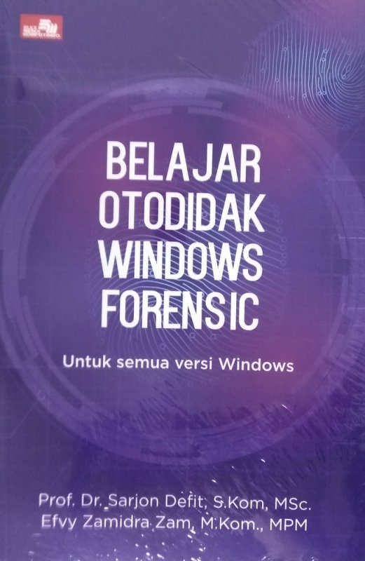 Cover Buku Belajar Otodidak Windows Forensic