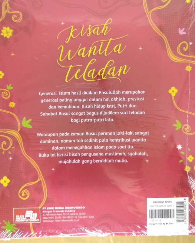 Cover Belakang Buku Kisah Wanita Teladan