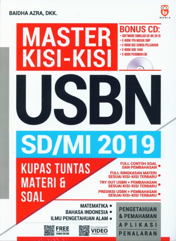 Cover Buku Master Kisi-Kisi USBN SD/MI 2019