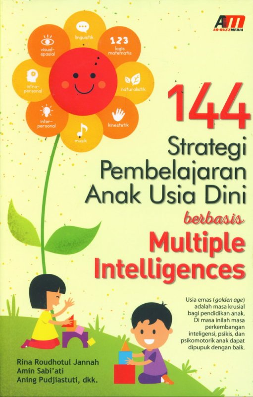 Cover Buku 144 Strategi Pembelajaran Anak Usia Dini berbasis Multiple Intelligences