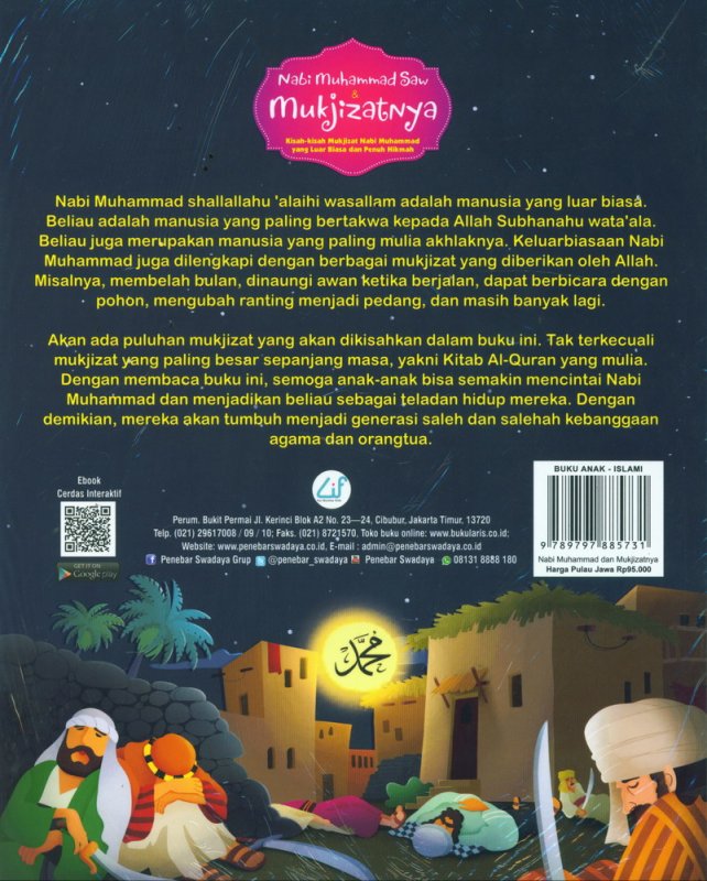 Cover Belakang Buku Nabi Muhammad Saw & Mukjizatnya