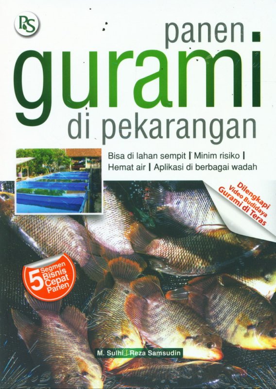 Cover Buku Panen Gurami di Pekarangan
