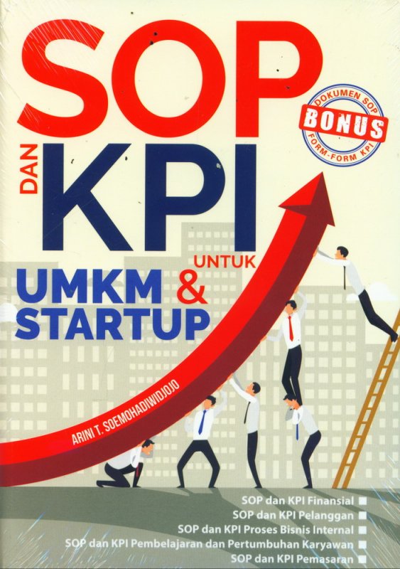 Cover Buku SOP dan KPI untuk UMKM & STARTUP