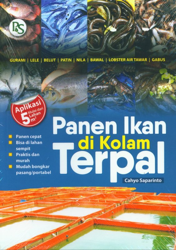 Cover Buku Panen Ikan di Kolam Terpal