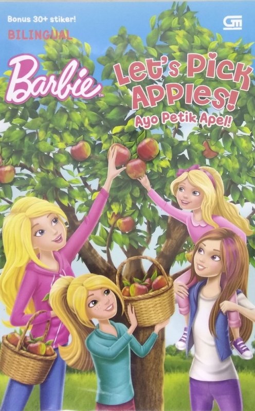 Cover Buku Barbie: Ayo Petik Apel! (Lets Pick Apples)
