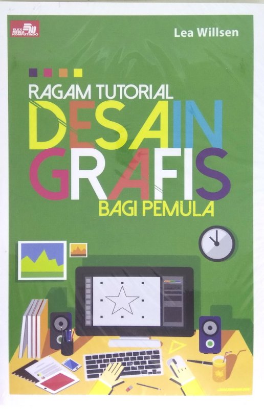 Cover Buku Ragam Tutorial Desain Grafis bagi Pemula