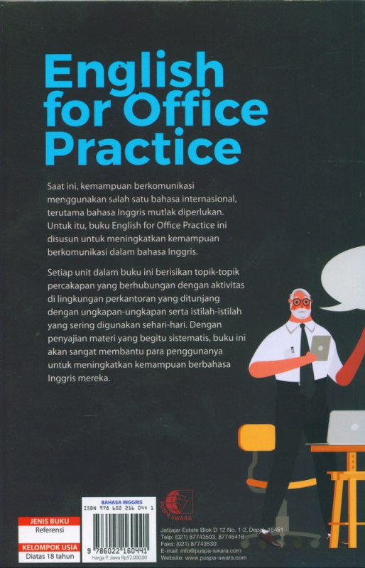 Cover Belakang Buku English for Office Practice