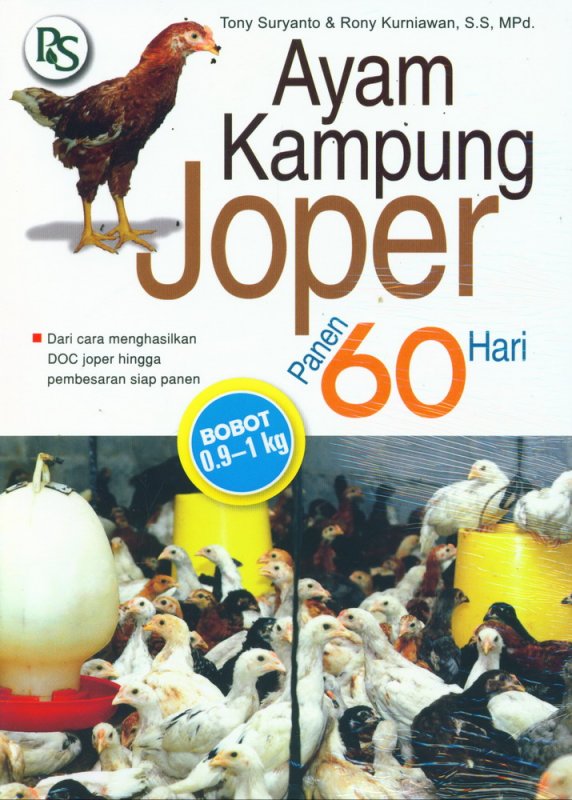 Cover Buku Ayam Kampung Joper Panen 60 Hari