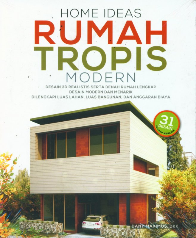 Cover Buku Home Ideas Rumah Tropis Modern