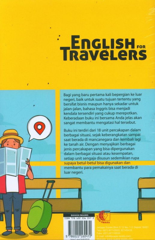 Cover Belakang Buku English For Travelers