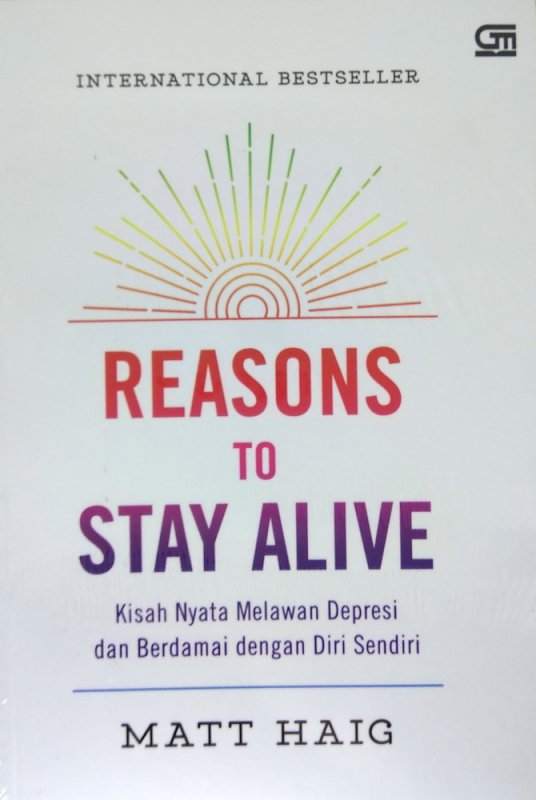 Cover Buku Reasons to Stay Alive