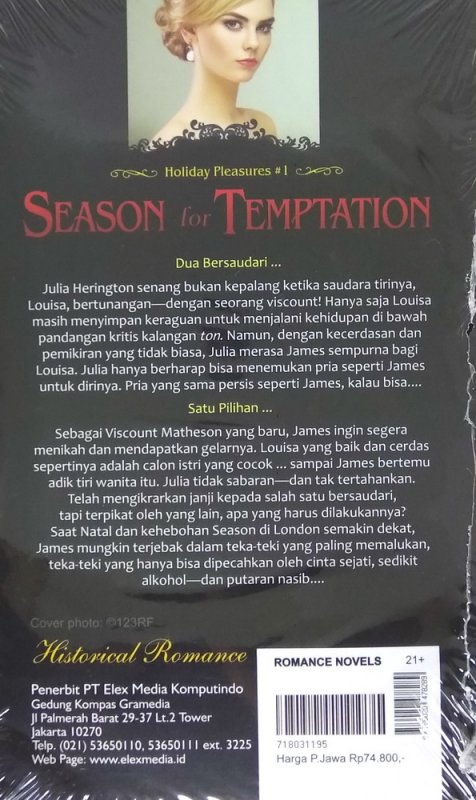 Cover Belakang Buku HR: Season for Temptation