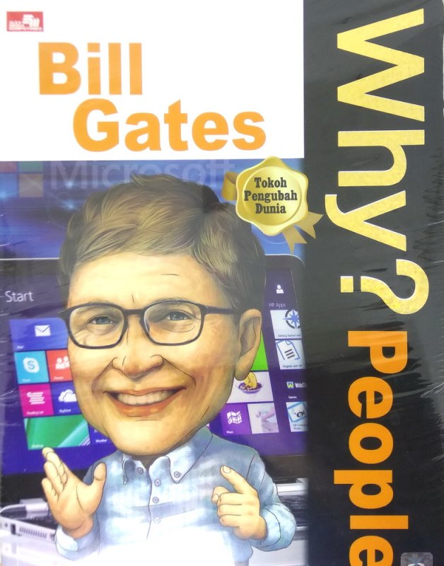 Cover Buku Why? People Bill Gates-sang pemilik microsoft