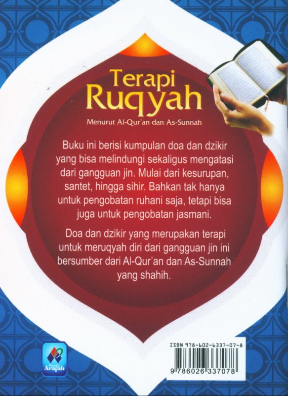 Cover Belakang Buku Terapi Ruqyah Menurut Al-Quran dan As-Sunnah (buku saku)
