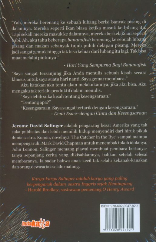 Cover Belakang Buku Sembilan Kisah