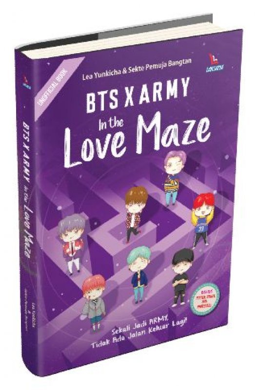 Cover Buku BTS X ARMY In the Love Maze (reguler)