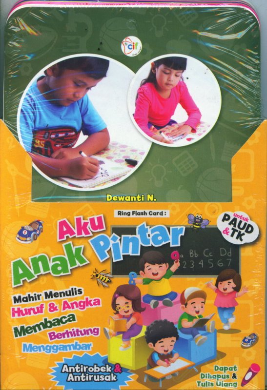 Cover Buku Aku Anak Pintar (Ring Flash Card) untuk PAUD & TK