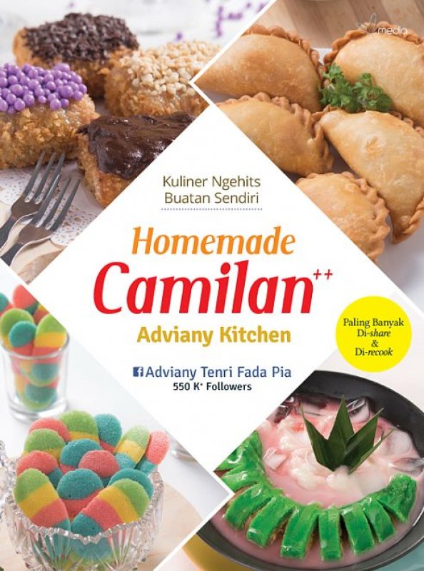 Cover Buku Homemade Camilan++ Adviany Kitchen (Promo Best Book)