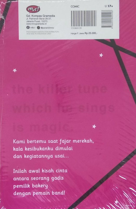 Cover Belakang Buku Magical Killer Tune 01