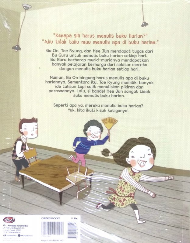 Cover Belakang Buku Seri Aku Ingin Mencoba Sendiri : Menulis Buku Harian