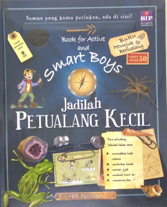 Cover Buku Book for Active and Smart Boys: Jadilah Petualang Kecil