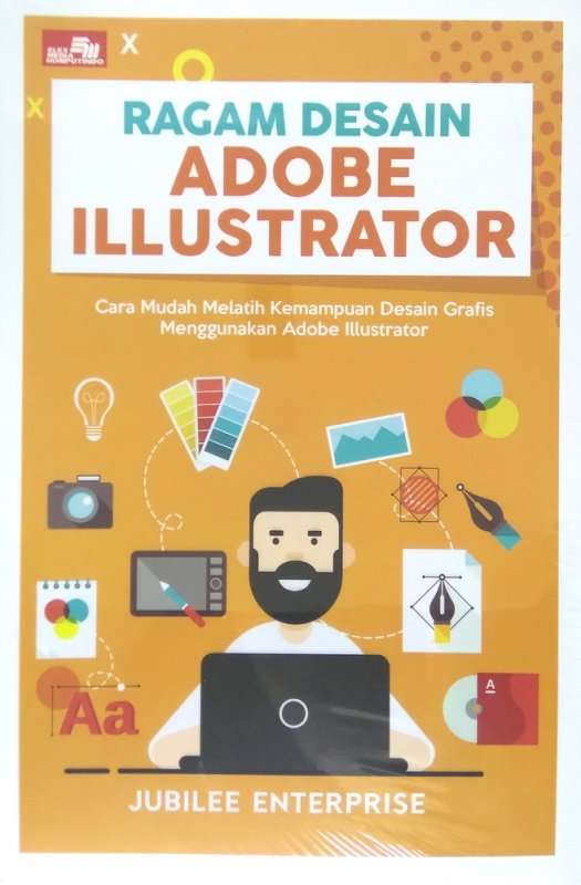Cover Buku Ragam Desain Adobe Illustrator