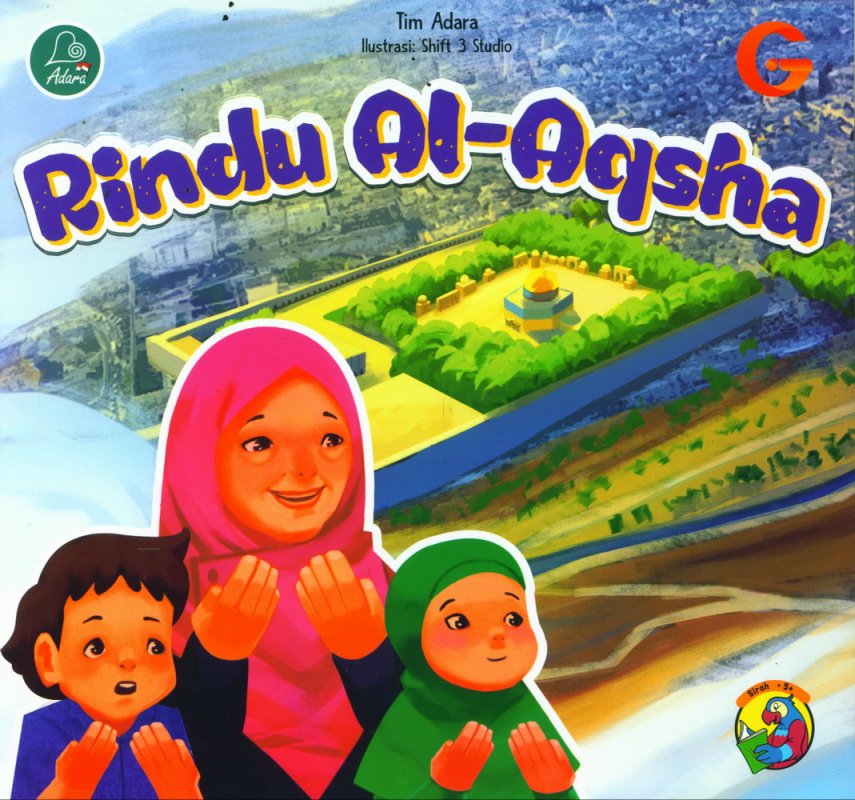 Cover Buku Rindu Al-Aqsha (full color)