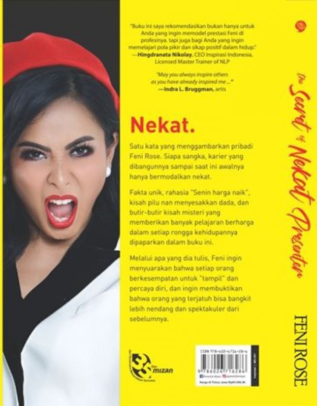 Cover Belakang Buku The Secret of Nekat Presenter