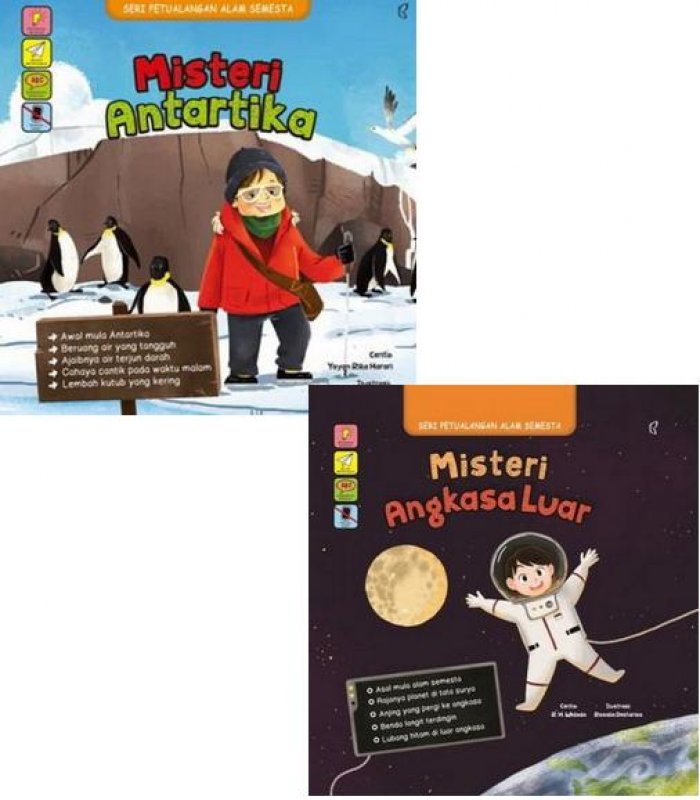 Cover Buku PAKET 1 (Misteri Angkasa Luar+Misteri Antartika+Tumbler) Pre-Order
