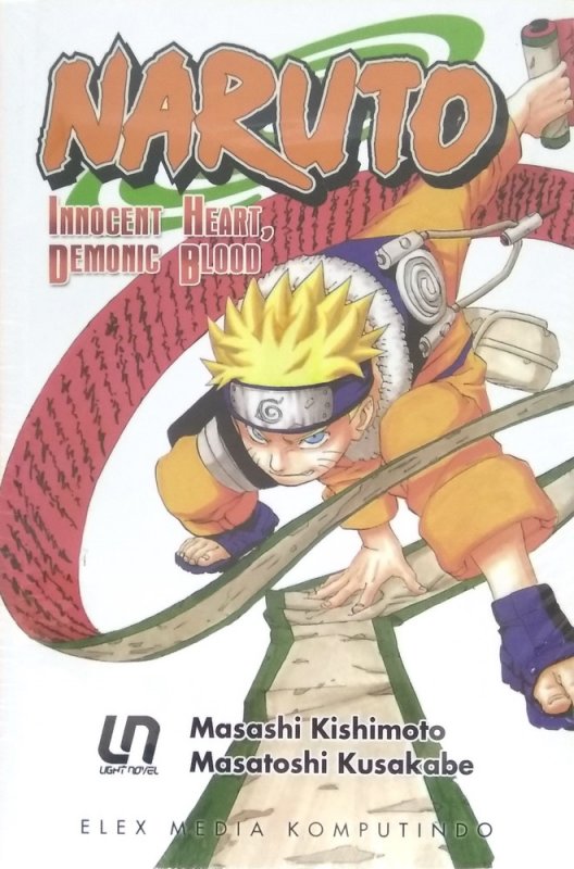 Cover Buku Light Novel Naruto: Innocent Heart, Demonic Blood
