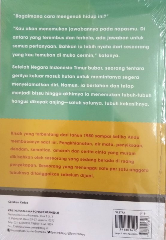 Cover Belakang Buku Tiba Sebelum Berangkat