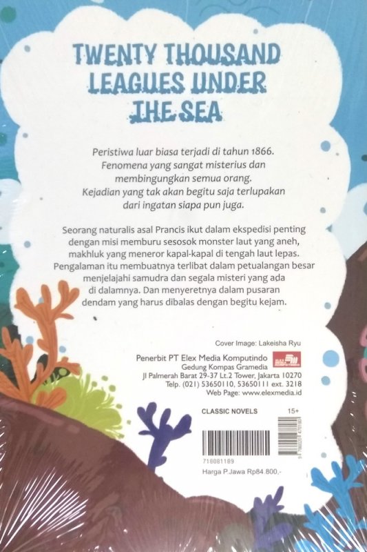 Cover Belakang Buku Twenty Thousand Leagues Under the Sea