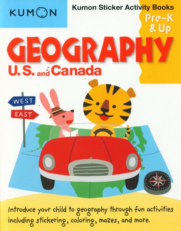 Cover Buku World GEOGRAPHY Pre-K & Up Sticker Activity Book