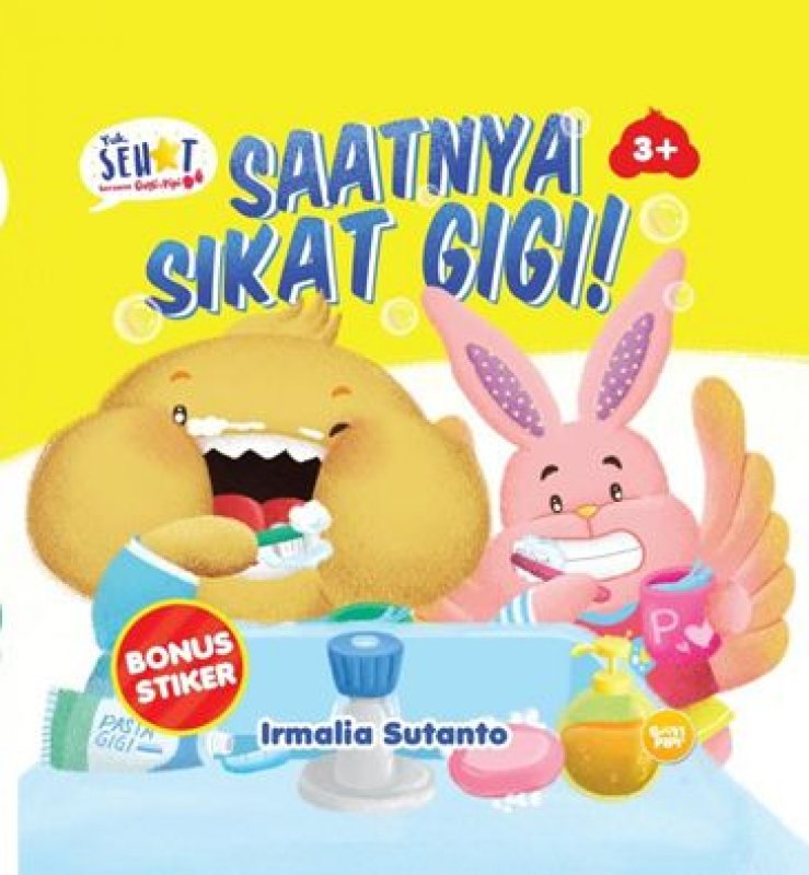 Cover Buku Saatnya Sikat Gigi!