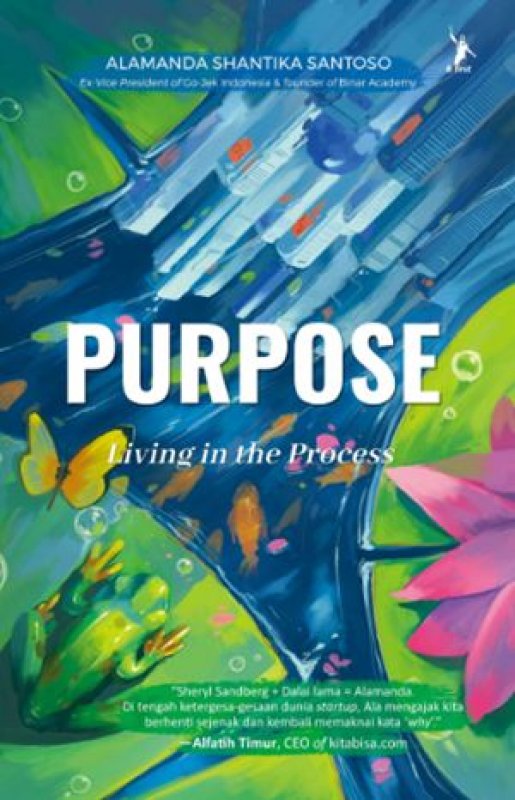 Cover Buku PURPOSE : Living in the Process