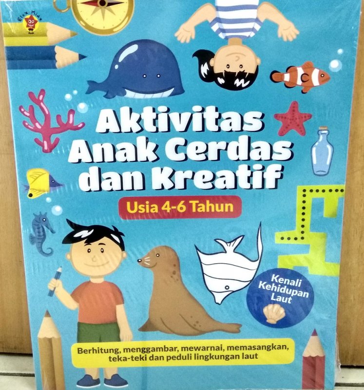 Cover Buku Aktivitas Anak Cerdas dan Kreatif: Kenali Kehidupan Laut