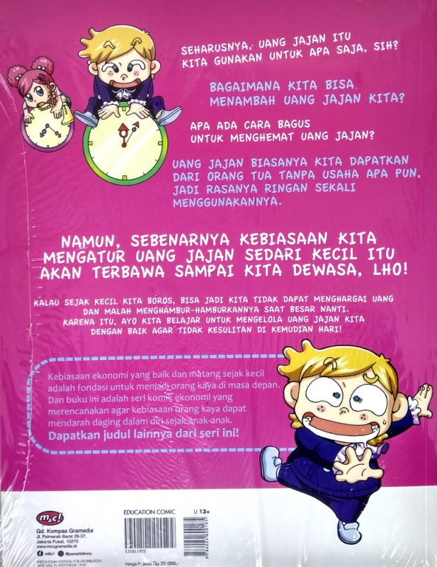 Cover Belakang Buku Aku Bisa Kaya: Mengatur Uang Jajan