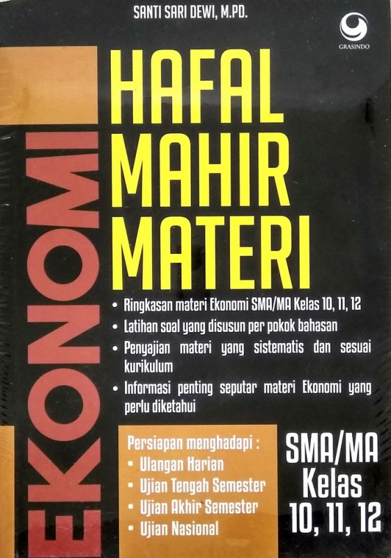 Cover Buku Hafal Mahir Materi Ekonomi SMA/MA KELAS 11, 12, 13