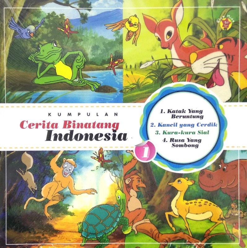 Cover Buku Kumpulan Cerita Binatang Indonesia Vol. 1