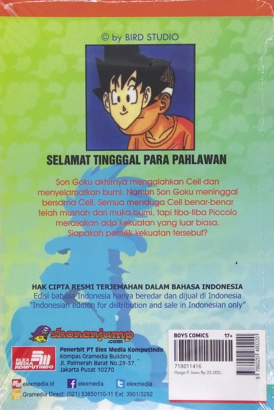 Cover Belakang Buku Dragon Ball Vol. 35