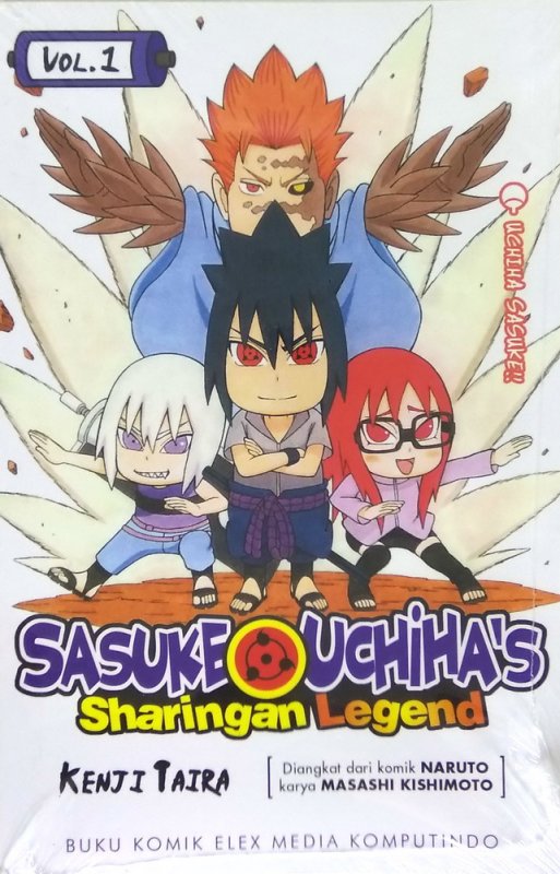Cover Buku Sasuke Uciha No Sharingan Legend 1