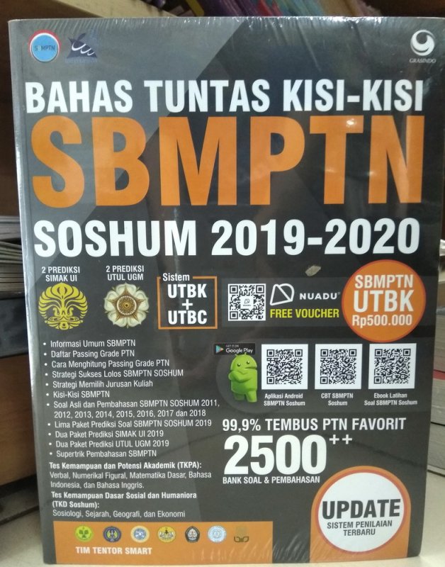 Cover Buku Bahas Tuntas Kisi-Kisi SBMPTN Soshum 2019-2020